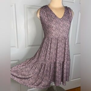 Jessica Simpson Pink Leopard Print Mini Dress
